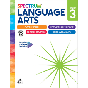 Spectrum Language Arts Workbook Grade 3