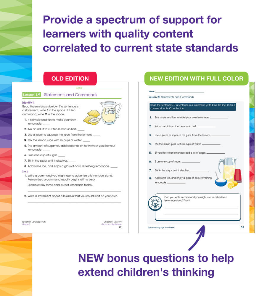 Spectrum Language Arts Workbook Grade 3 - Image 3