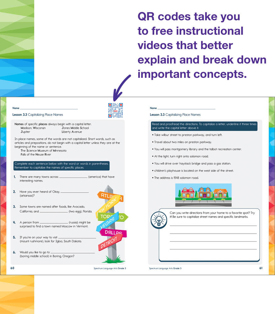 Spectrum Language Arts Workbook Grade 3 - Image 7