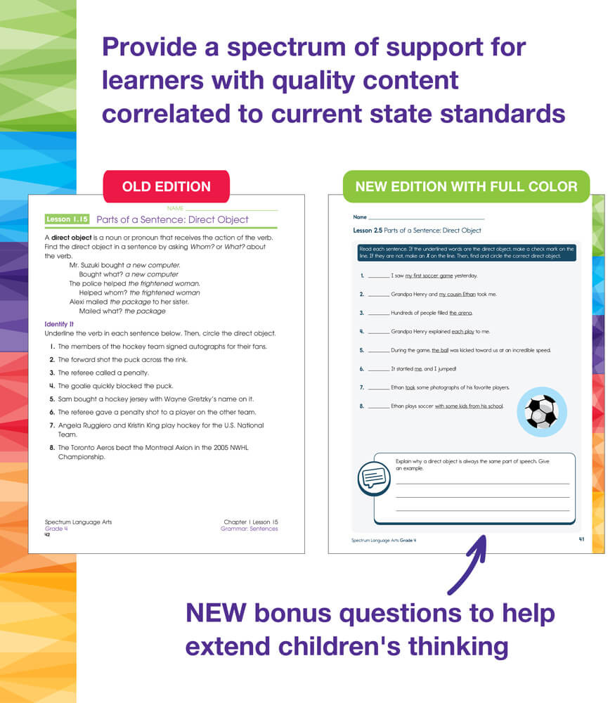 Spectrum Language Arts Workbook Grade 4 - Image 3