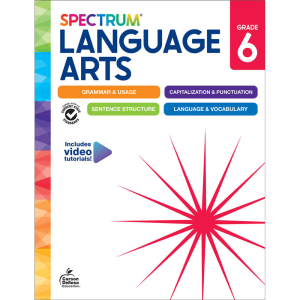 Spectrum Language Arts Workbook Grade 6
