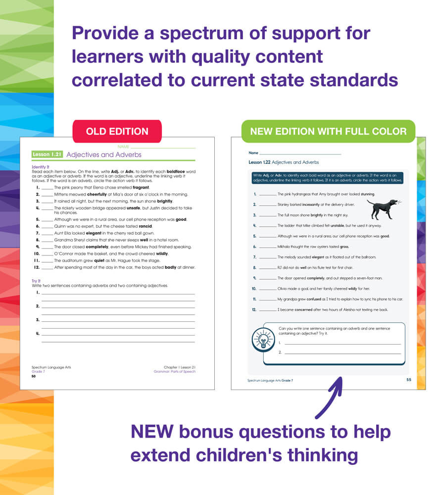 Spectrum Language Arts Workbook Grade 7 - Image 3