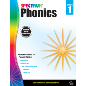 Spectrum Phonics Workbook Grade 1