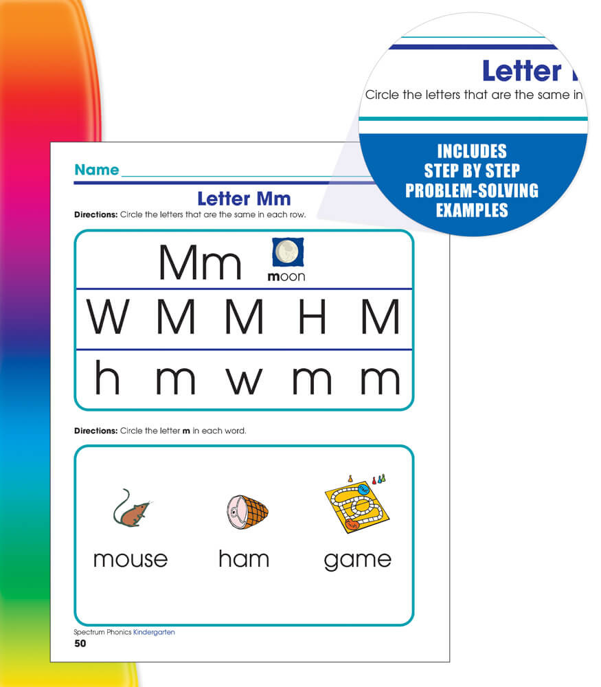 Spectrum Phonics Workbook Grade K - Image 3