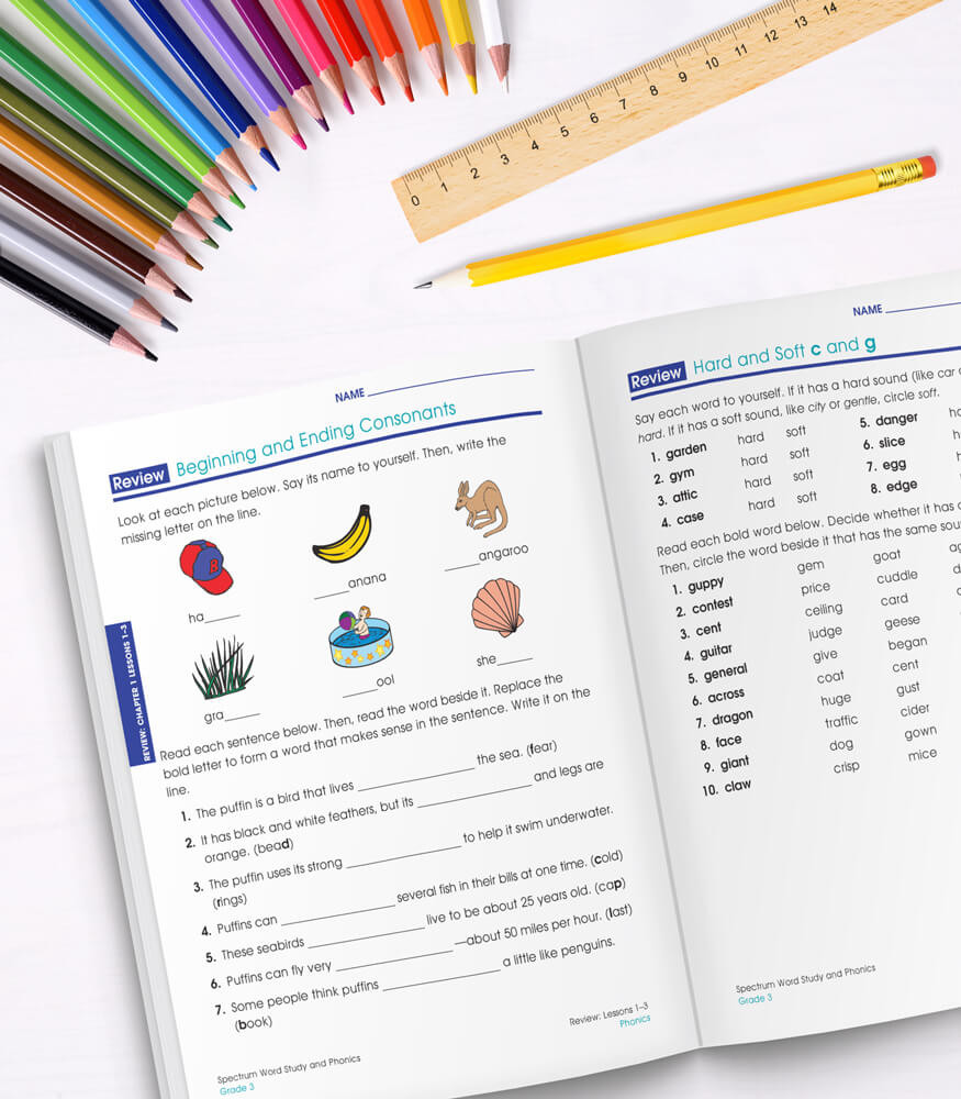 Spectrum Word Study and Phonics Workbook Grade 3 - Image 4