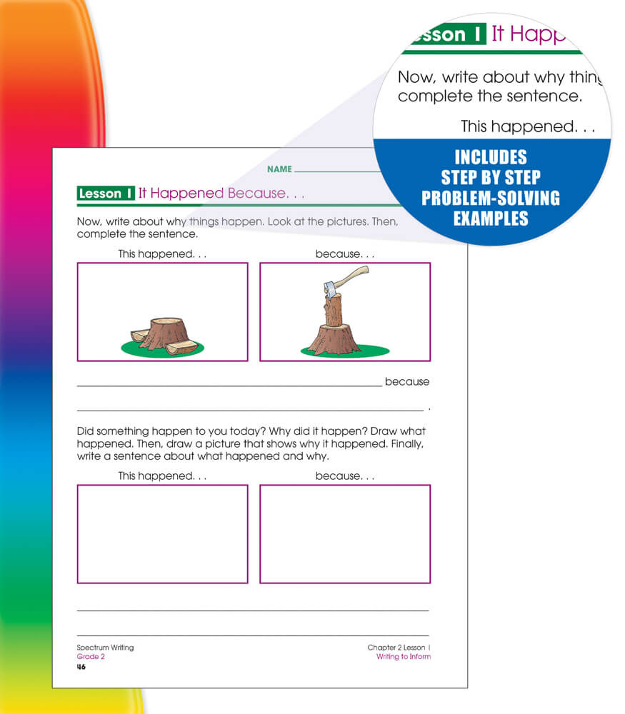Spectrum Writing Workbook Grade 2 - Image 3