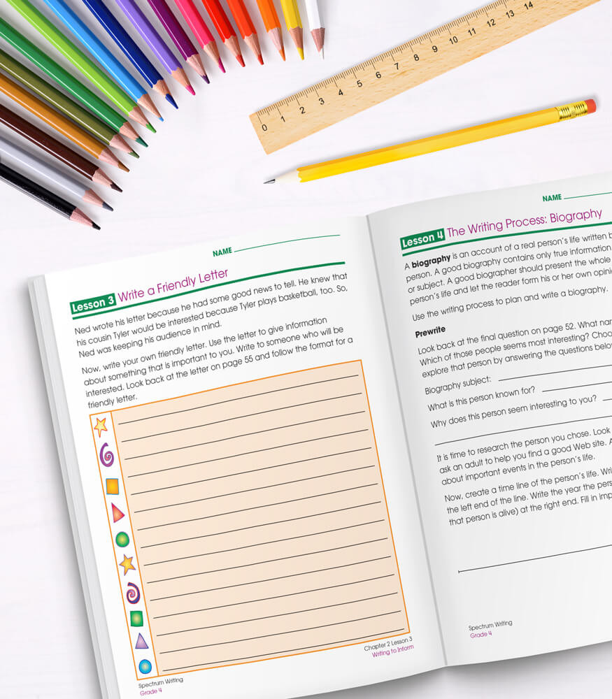 Spectrum Writing Workbook Grade 4 - Image 4